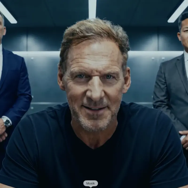 Ausschnitt mit Ralf Möller aus dem flash-security MiniMovie anlässlich des 30-jährigen Firmenjubiläums